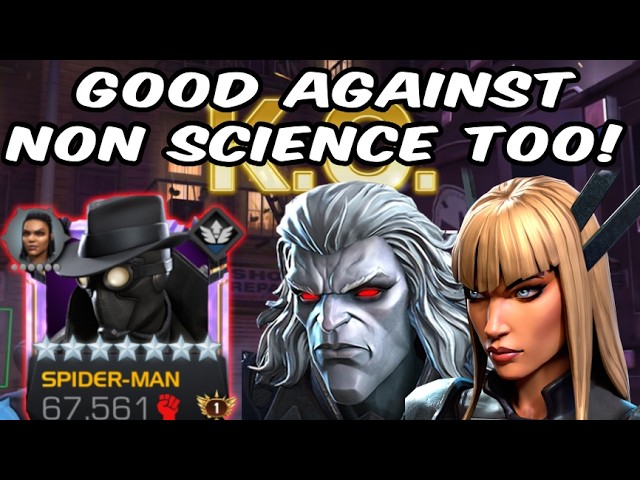 Rank 5 A1 Spider Man Noir Gameplay! Solid Balanced Champion | Marvel Contest Of Champions