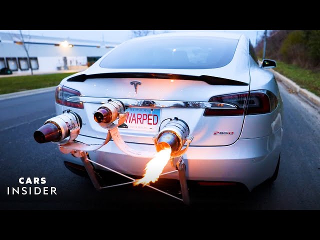 How To Make A Jet-Engine-Powered Tesla | Cars Insider