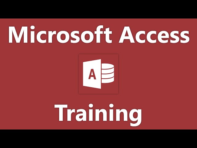 Access 2003 Tutorial Creating Relational Database Tables Microsoft Training Lesson 2.6
