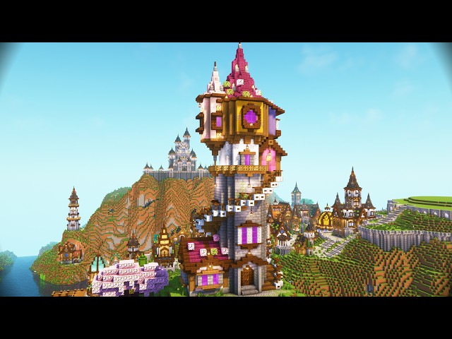 How to Build a Minecraft Wizard Tower 🧙‍♂️ | Fantasy Medieval Tower Tutorial (Step by Step)