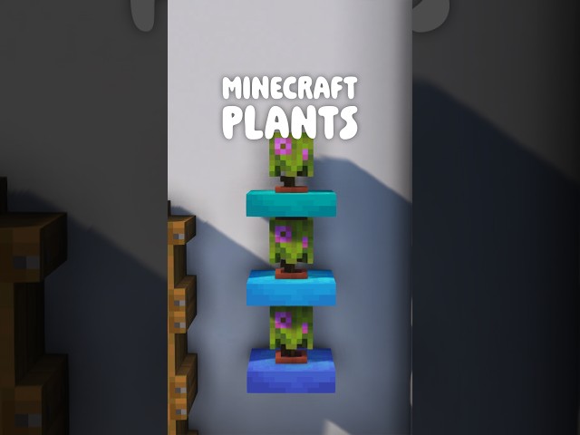 MINECRAFT HOUSE PLANT  #minecraft