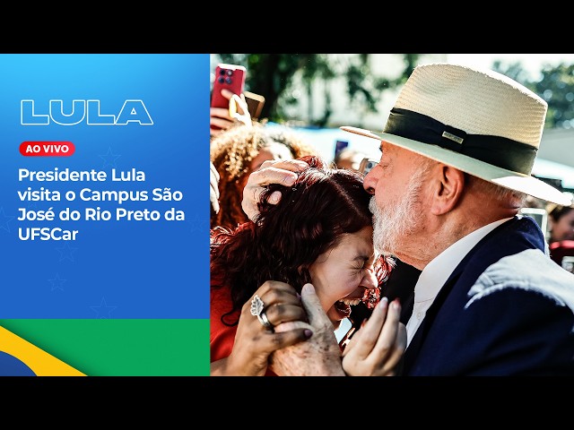 President Lula visits the UFSCar São José do Rio Preto campus