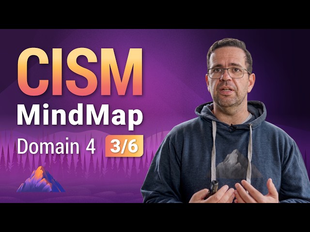 Incident Management Training, Testing and Evaluation MindMap | CISM Domain 4 (3 of 6)