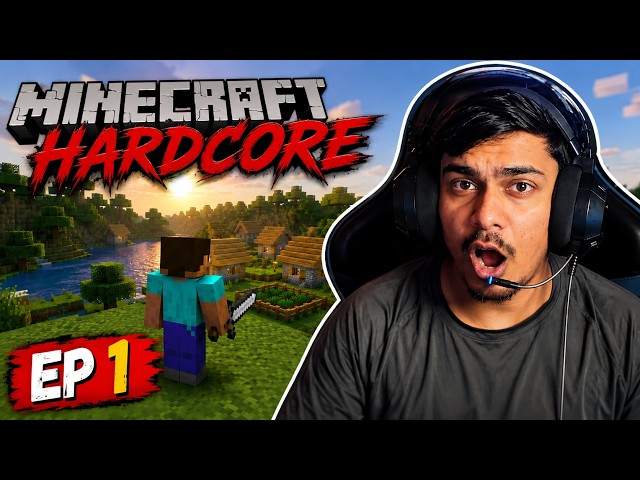 My Hardcore Adventure Begins!😎 | Minecraft EP-1 #minecraft #gaming #viral #viralvideo #tranding #fyp