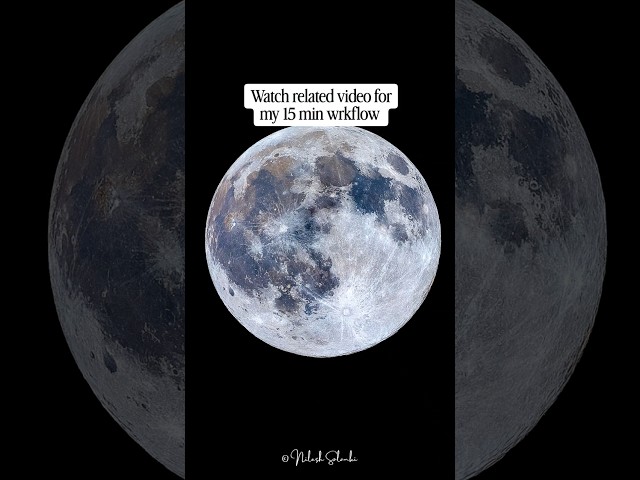 The Secret to Capturing the Harvest Moon in 4K #shorts #astro #moon #canonr8