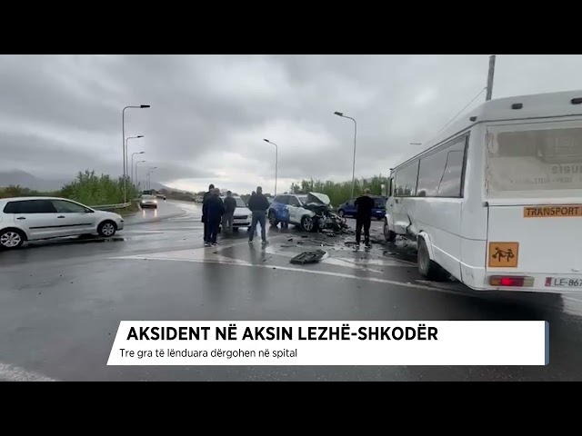 Aksident në aksin Lezhë - Shkodër