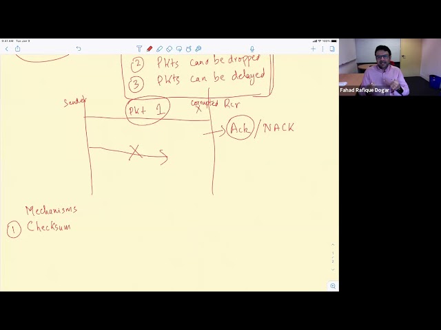 Lecture 13 -- 2021-10-21 (Reliable Data Transfer by Fahad Dogar)