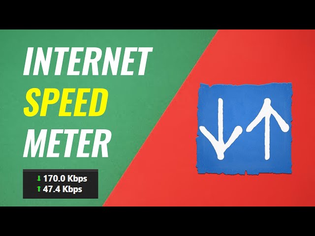 Net Speed Meter : Real Time Internet Speed Monitoring for Windows ll Bivash Academy