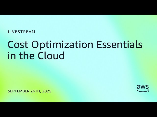 Cost Optimization Essentials in the Cloud