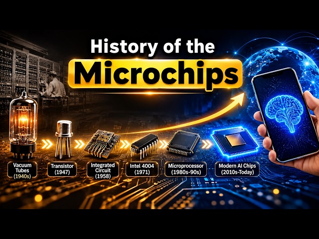 History of the Microchips | From Giant Computers to Smartphones