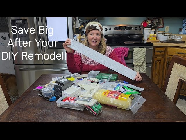 How To Save Money After A DIY Project!