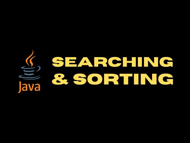 Searching and Sorting in Java Explained with Easy Examples  Binary Search & Bubble Sort Tutorial