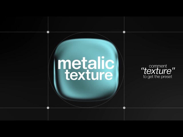 এক ক্লিকে Metalic texture তৈরি করুন!