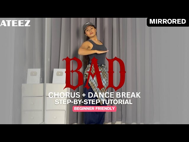 ATEEZ ‘BAD’ Chorus + Dance Break STEP BY STEP Tutorial (Explained) | Easy to Follow for Beginners