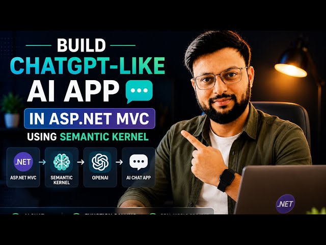 Build ChatGPT-like AI App in ASP.NET MVC using Semantic Kernel