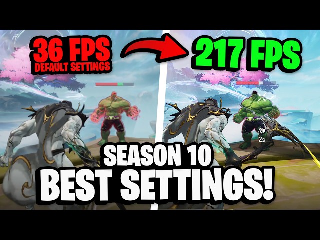 BEST Marvel Rivals FPS BOOST Guide! (MEMORY and GPU OPTIMIZED + CRASH FIXES) SEASON TEN!