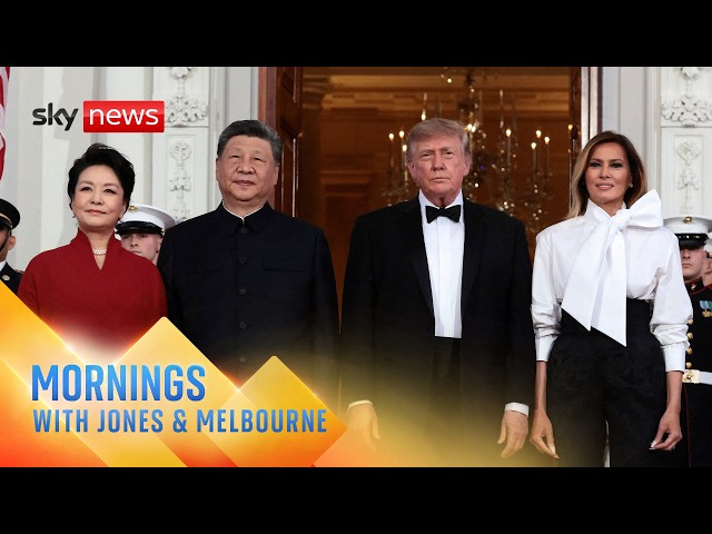 Trump hosts Xi for state dinner - as CNN reporters 'barred' despite judge's order| Mornings