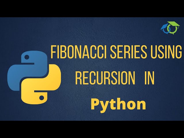Fibonacci series in Python using recursion....