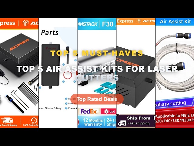 Don't Buy Top 5 Air Assist Kits For Laser Cutters Before Watching This! - NEJE Wood Carving Air Assi