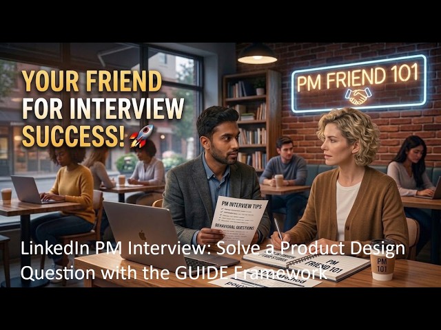 LinkedIn PM Interview: Solve a Product Design Question with the GUIDE Framework