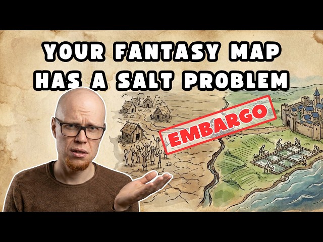 Your Fantasy Map Has a Salt Problem