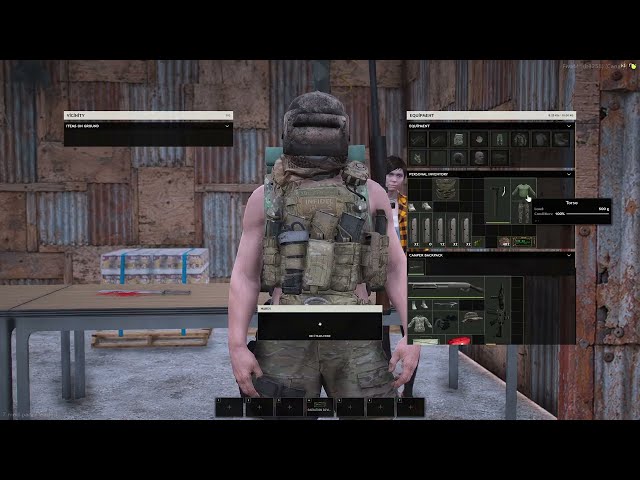 Fivem DayZ Inventory Clothing Item Support & Clothing store | Hate Development