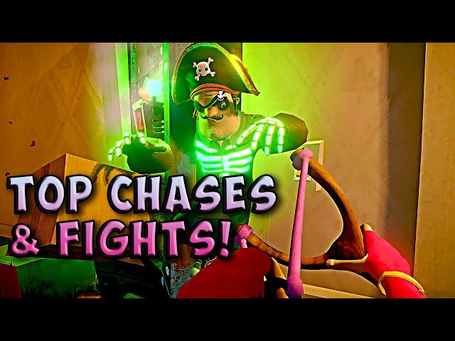 BRUTAL Fights, INTENSE Chases, SNEAKY Plays & SCARY Moments 😱 Secret Neighbor Highlights Ep. 195