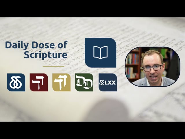 Overview of the Daily Dose of Scripture Website (NEW!)