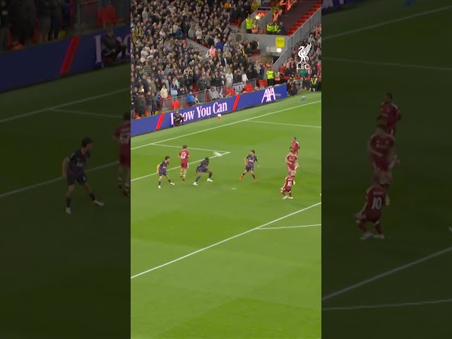 Mac Allister finishes great team move 😍