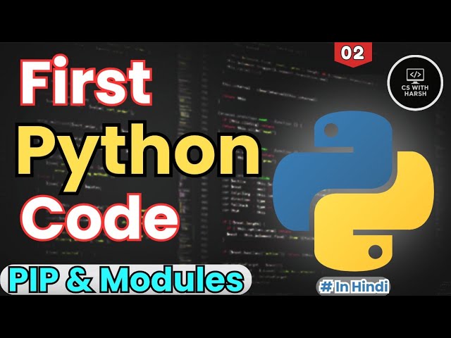 Python Modules & Pip in 60 Sec -Run Your First Code! #pythontutorial 