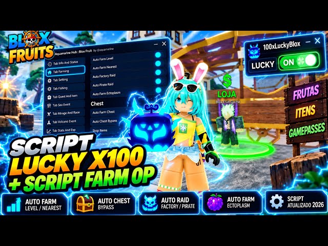 [🧲Update] 100x Luck Script for Blox Fruits | INFINITE SPINS | FREE DRAGON | NO KEY