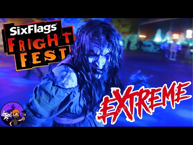 Fright Fest Extreme 2024 | FIRST VISIT | All Houses and Scare Zones | Six Flags Magic Mountain