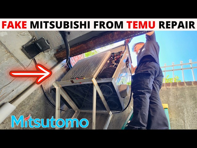HVAC: Fake Mitsubishi Mini Split From Temu! Can I Fix It? (Mitsutomo Heat Pump EL16 Error Code)