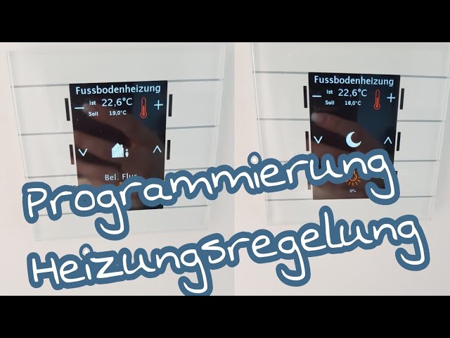 Programming heating control KNX|ETS5| MDT glass push button| Technology Day| The Siwuchins
