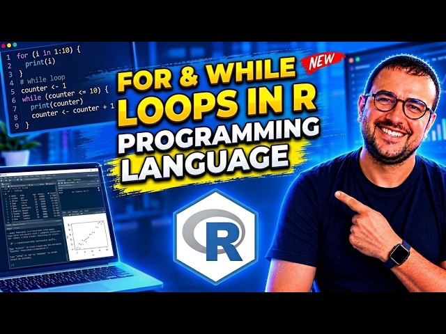 For and while loops inside a function in R programming language from scratch