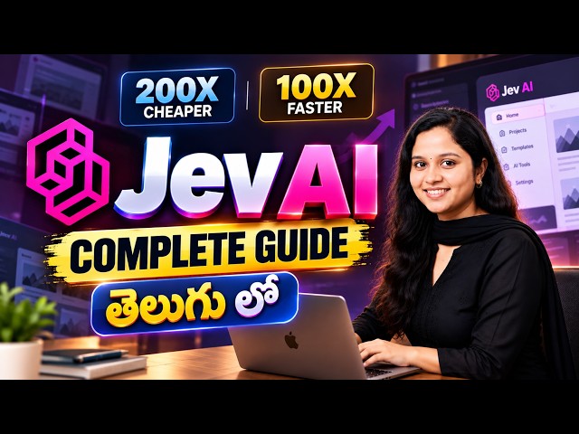 Jev AI Full Tutorial in Telugu | What is Jev AI - New system One AI Model