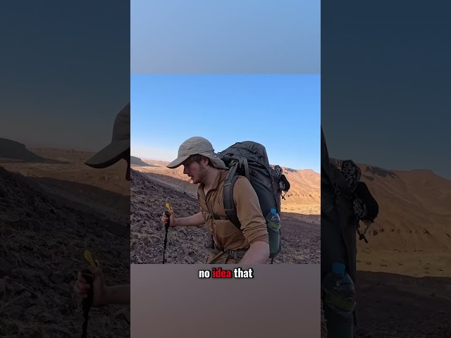 I found something hidden in the Sahara Desert! 😱 #adventureexploring #adventure #exploring #hiking