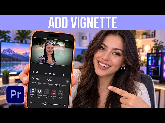 How To Add A Vignette In Premiere Mobile App