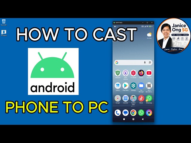 How to Cast Android Phone to PC Using Scrcpy & USB Debugging + Fix  Windows Protected Content Error