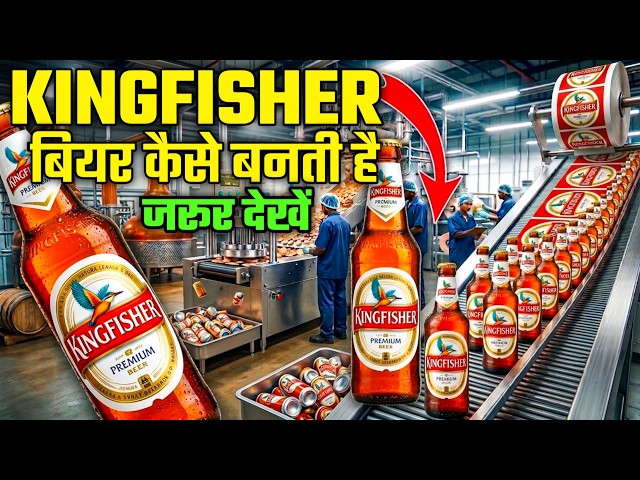 Kingfisher बियर कैसे बनती है? 😳 Factory का कड़वा सच | Beer Manufacturing Process