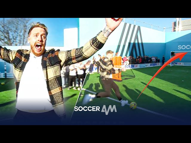 JaackMaate SMASHES Crossbar Challenge 🔥 | Soccer AM Pro AM | Lee Trundle & Joelah Noble