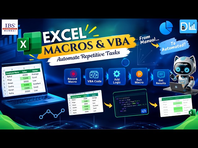 🚀 Automate Excel Tasks Using Macros & VBA in Minutes!