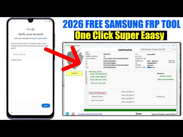 Samsung frp TOOL 2026, remove Google Account | SAMSUNG FRP Bypass 2026 | FRP Unlock