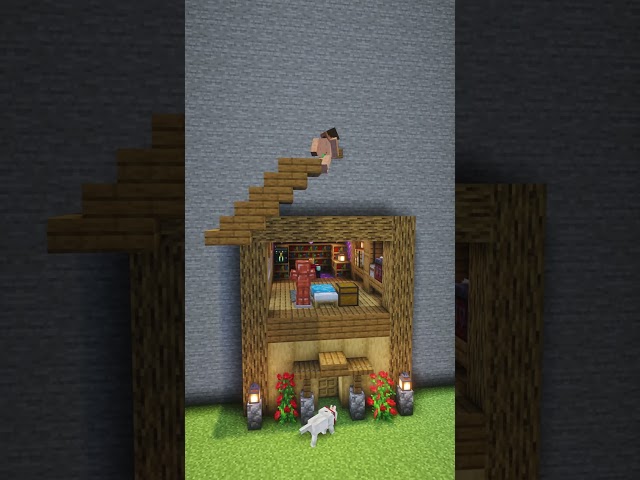 Minecraft Ultimate Mountain House Tutorial 🫡 #minecraft