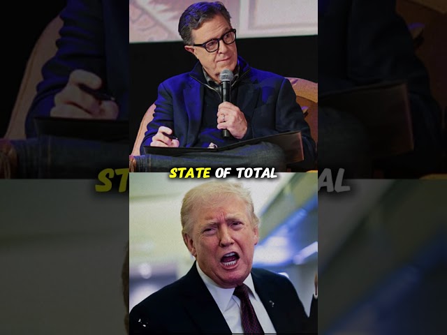Colbert’s Brutal Trap Just Left Trump Speechless! 😳🚫 #Shorts