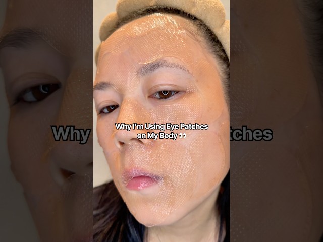 Why I’m Using Eye Patches on My Body 👀 | Abib Glutathione Kojic Acid Eye Patch