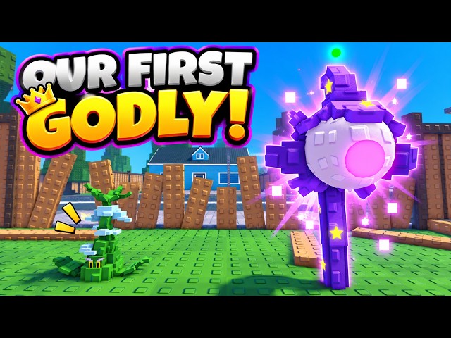 NOOB TO PRO DAY 7 - OUR FIRST GODLY! (Garden Tower Defense)