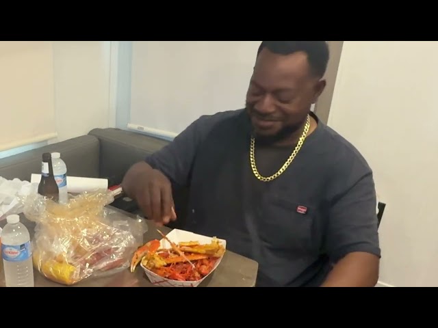 Seafood Mukbang and RV Life Conversations, Wife Talking While I Eat