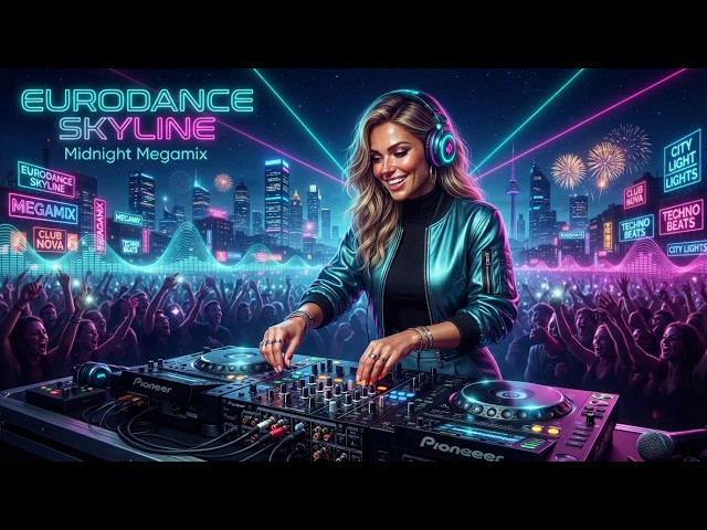 Neon Eurodance City Nights 🌃 | Best 90s Dance Beats & Retro Club Vibes