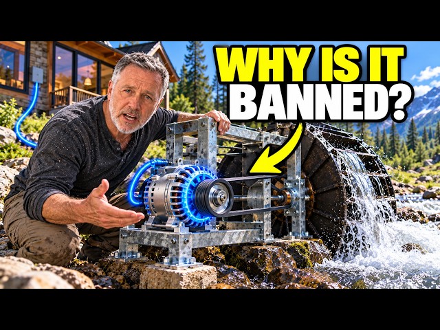 STOP Buying $4,000 GENERATORS. This $85 HOME DEPOT ALTERNATOR Can Power Your Cabin!
